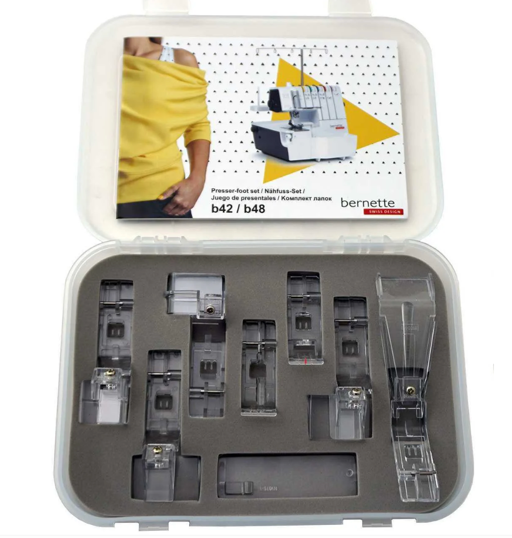 Bernette 7 Piece Presser Foot Kit for b42 / 48 / 62 / 68