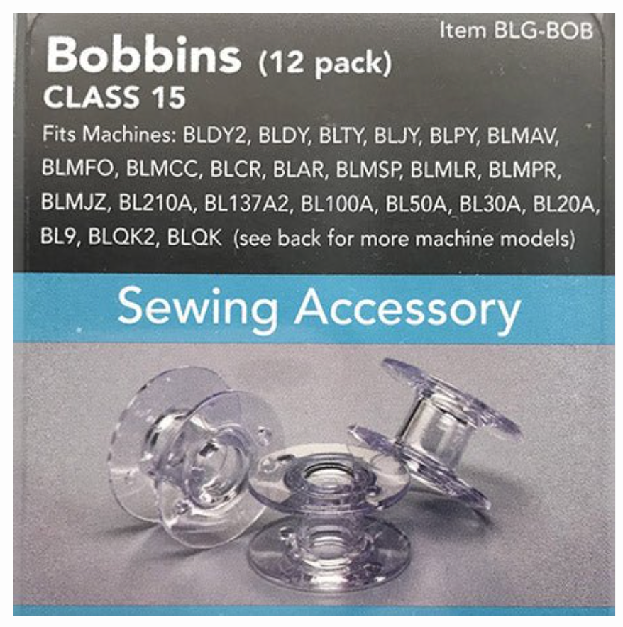 Baby Lock Class-15 Bobbins BLG-BOB, 12-Pack