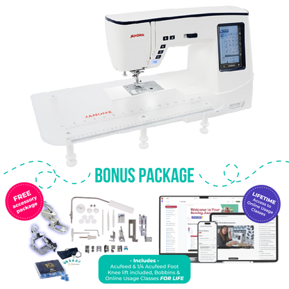 Janome Skyline S7 Sewing & Quilting Machine Anniversary Edition