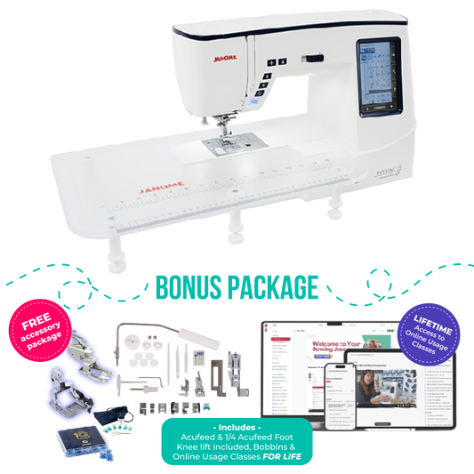 Janome Skyline S7 Sewing & Quilting Machine Anniversary Edition