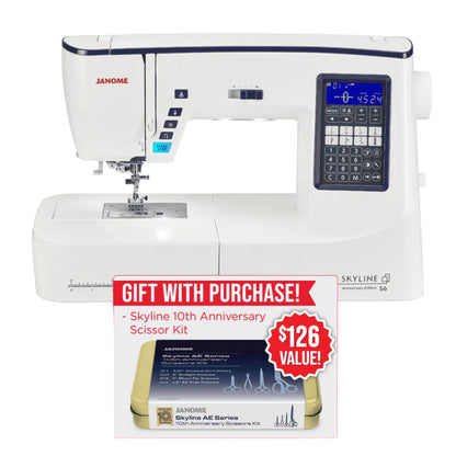 Janome Skyline S6 Sewing Machine Anniversary Edition