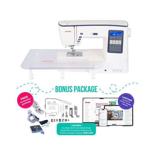 Janome Skyline S6 Sewing Machine Anniversary Edition