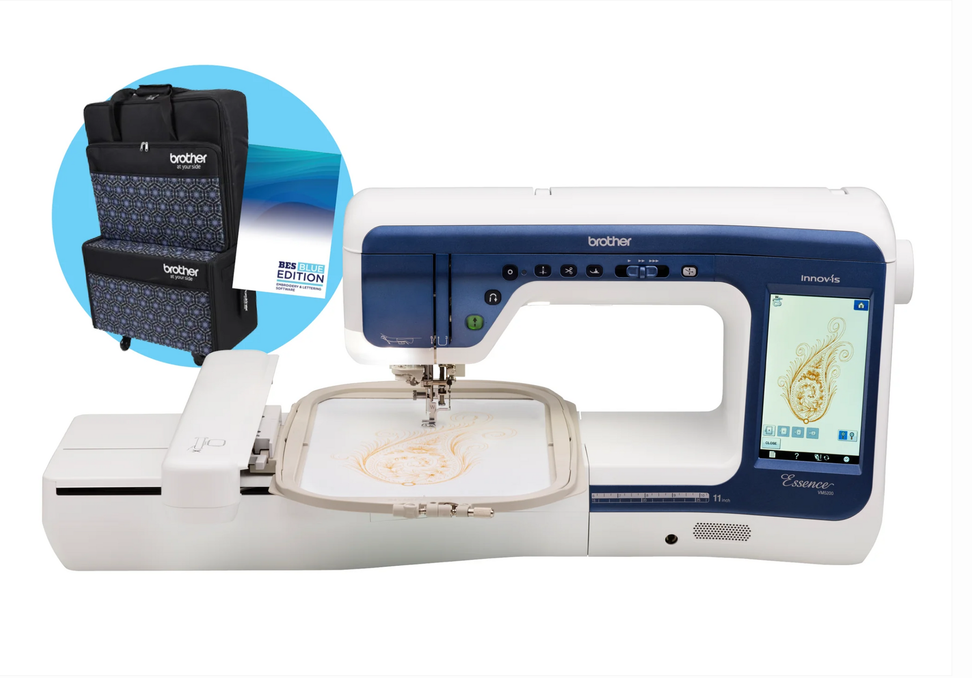 Brother Essence Innov-ís VM5200 Home Sewing and Embroidery Machine ...