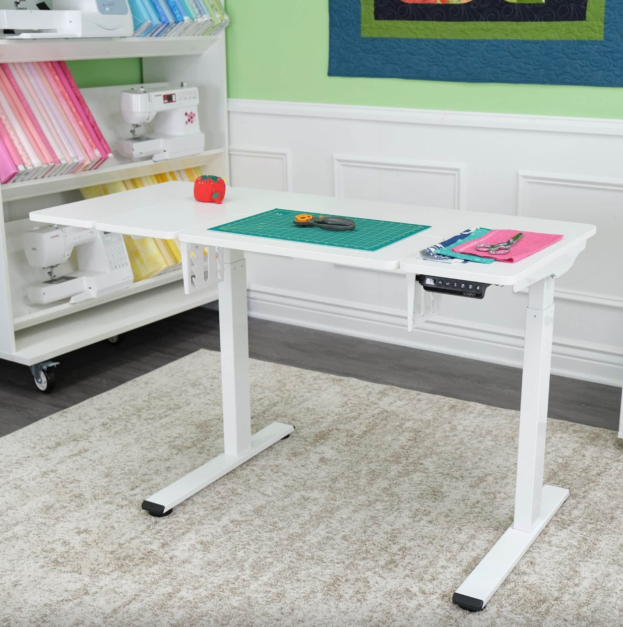 Eleanor Electric Height Adjustable Multi-function Sewing and Cutting Table