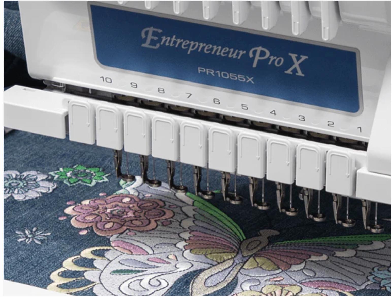 Brother Entrepreneur PRO PR1055X 10 Needle Embroidery Machine