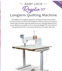 Baby Lock Regalia ST Quilting Machine with Lift Table