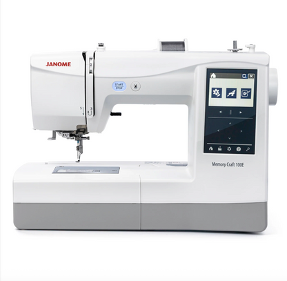 Janome Memory Craft 100E Embroidery Machine w/ FREE Holiday Bonus Bundle