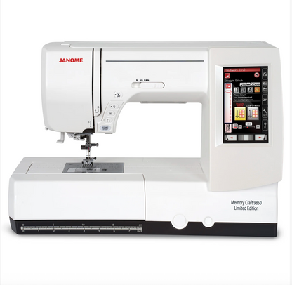 Janome Memory Craft 9850 Limited Edition Sewing & Embroidery Machine w/ FREE Holiday Bonus Bundle