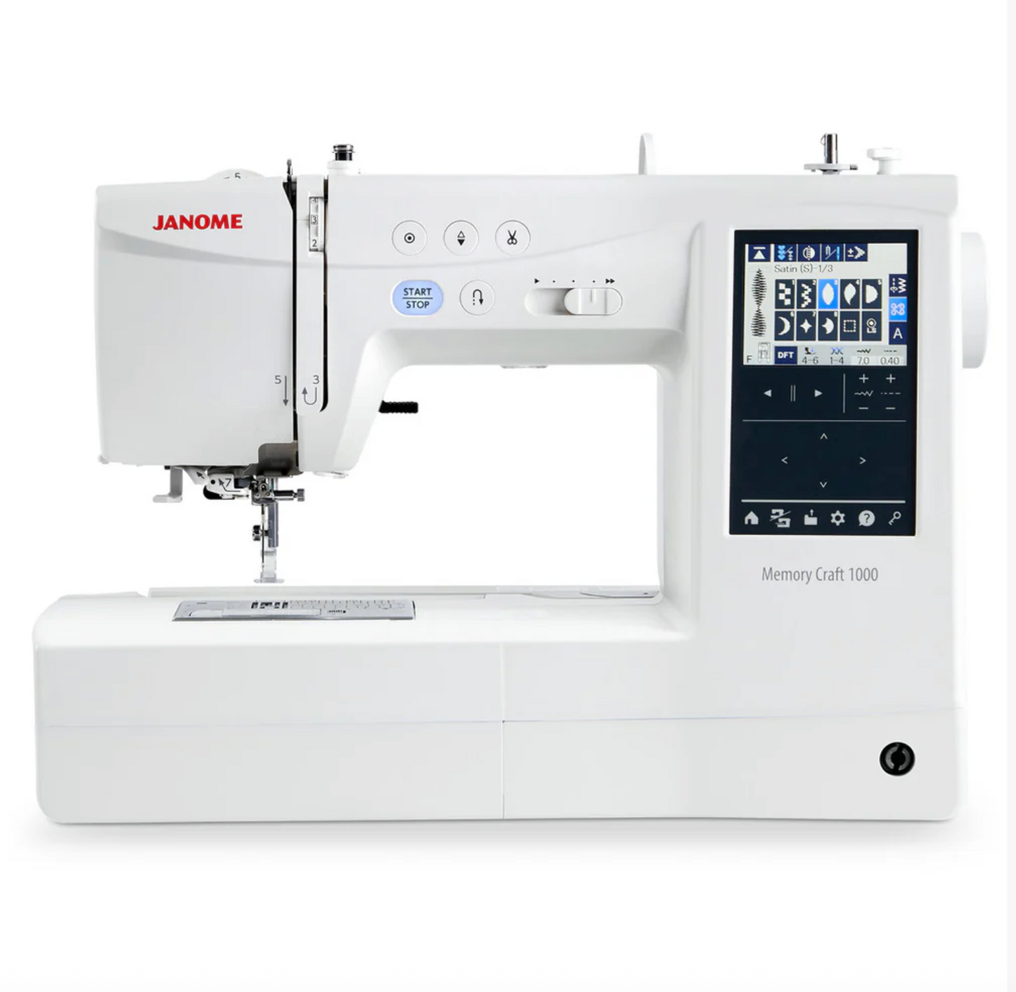 Janome Memory Craft 1000 Sewing & Embroidery Machine w/ FREE Holiday Bonus Bundle Details