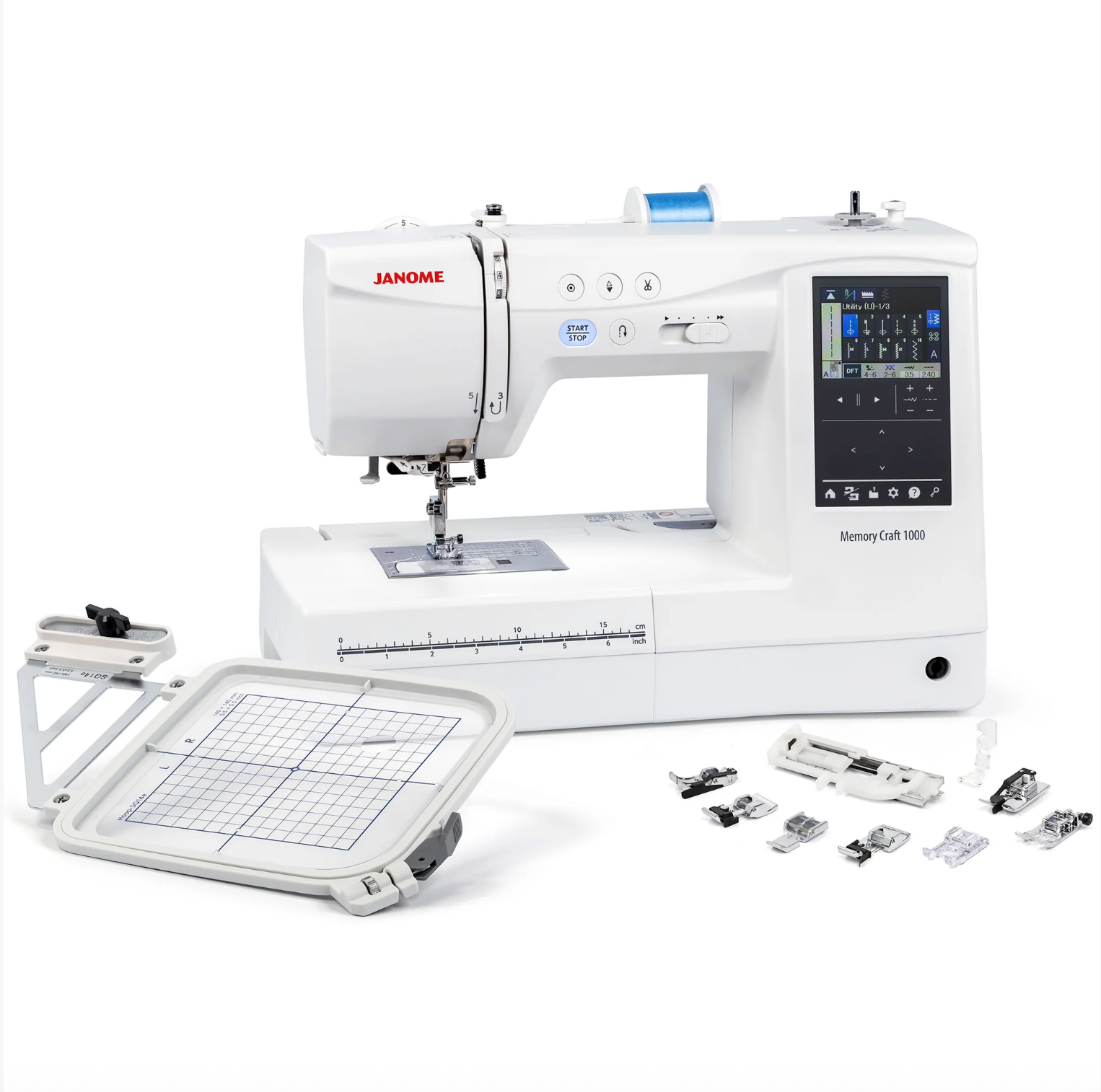 Janome Memory Craft 1000 Sewing & Embroidery Machine w/ FREE Holiday Bonus Bundle