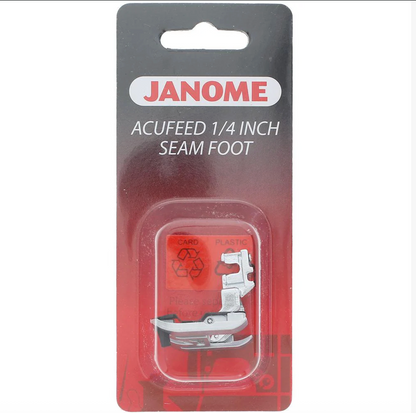 1/4" Acufeed Seam Presser Foot, Janome #202031002