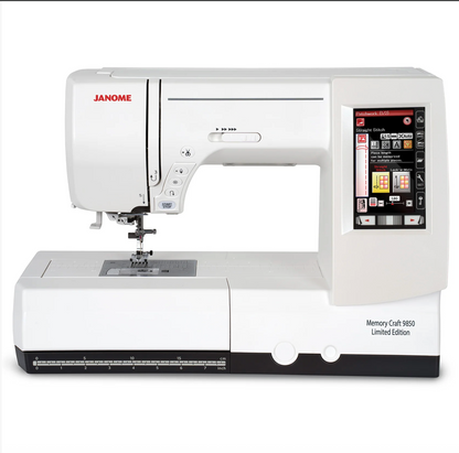 Janome Memory Craft 9850 Limited Edition Sewing & Embroidery Machine w/ FREE Holiday Bonus Bundle