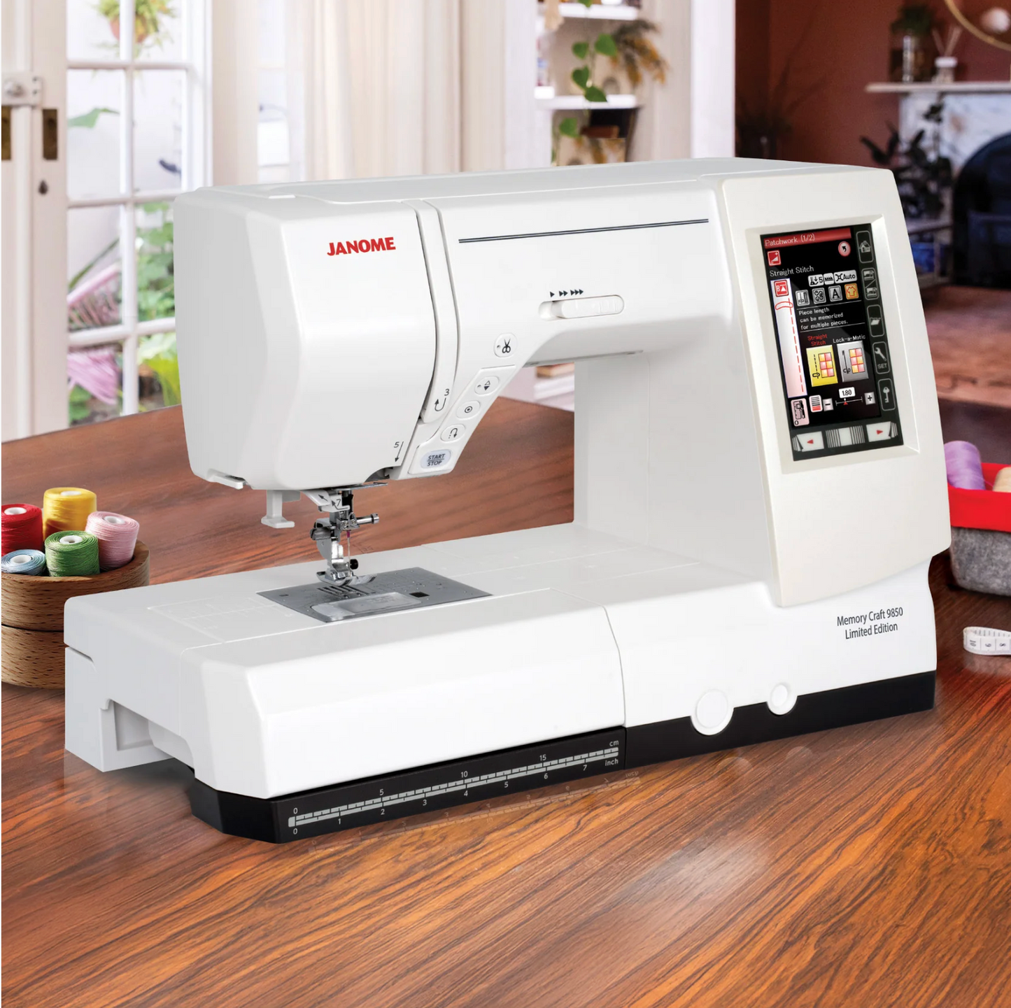 Janome Memory Craft 9850 Limited Edition Sewing & Embroidery Machine w/ FREE Holiday Bonus Bundle