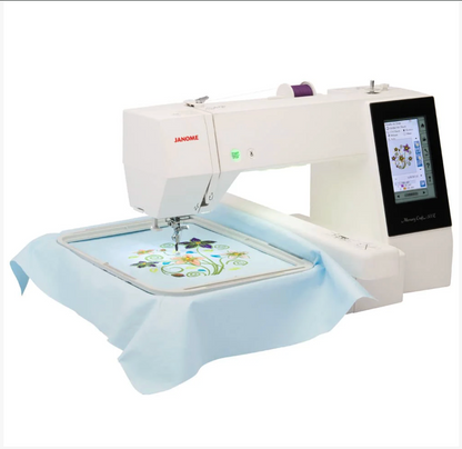 Janome Memory Craft 500E Limited Edition Embroidery Machine with FREE Bundle