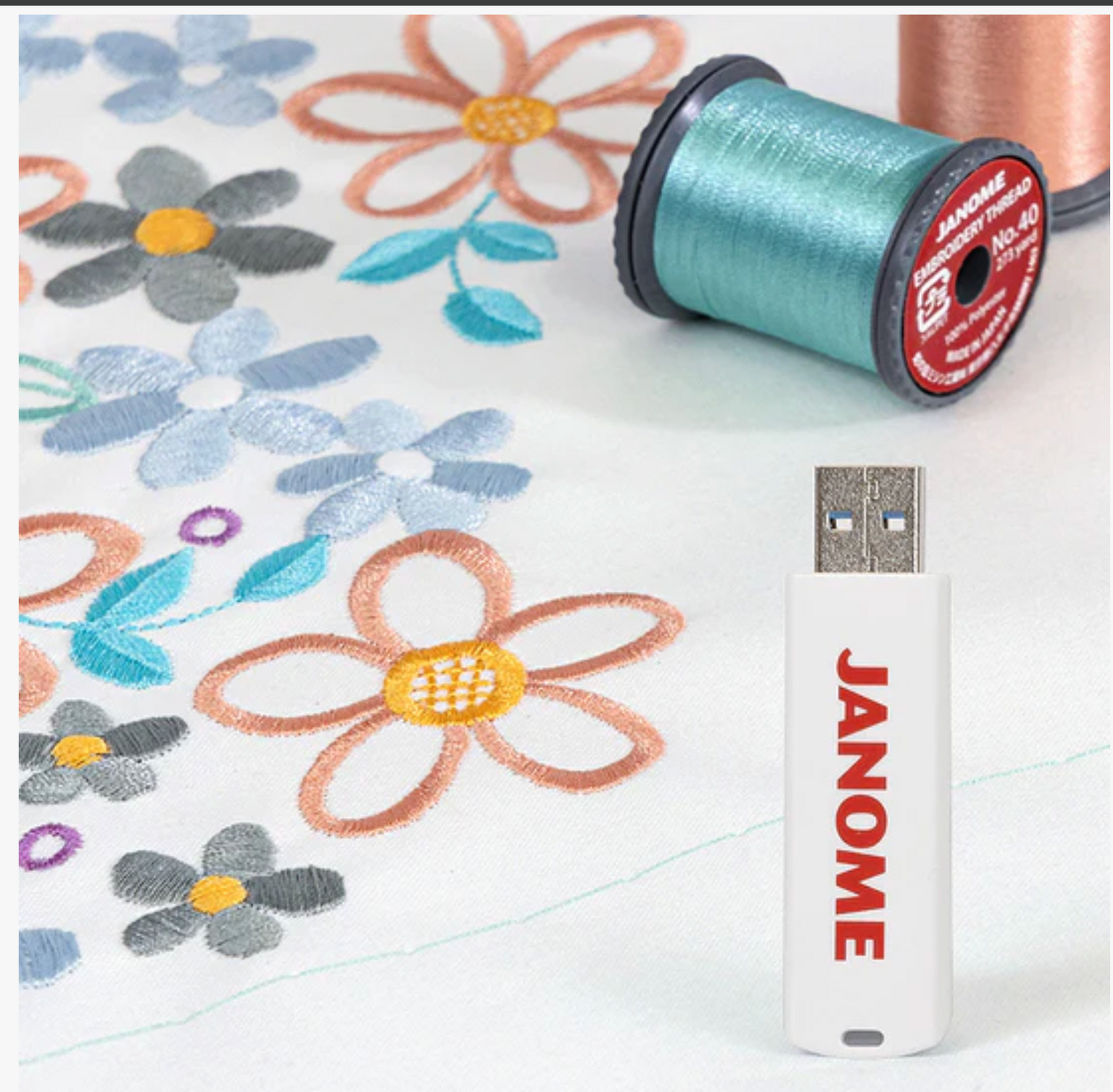 Janome Memory Craft 500E Limited Edition Embroidery Machine with FREE Bundle