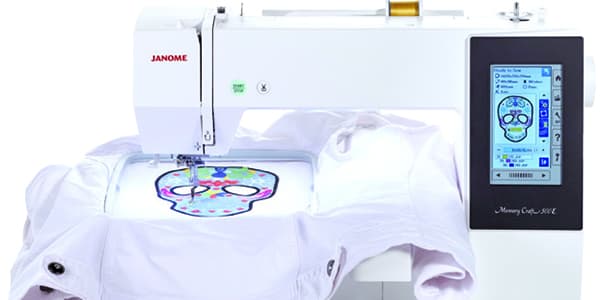 Janome Memory Craft 500E Limited Edition Embroidery Machine