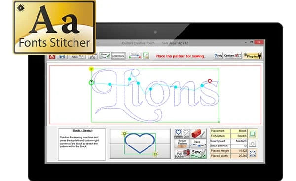 Grace QuiltMotion Quilter's Creative Touch 6 Gold